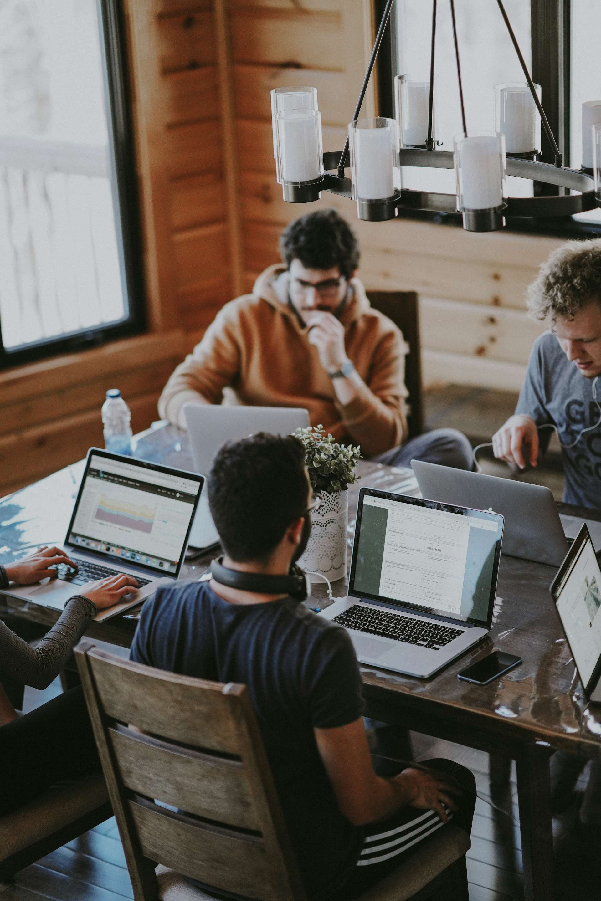 Team meeting in a modern office